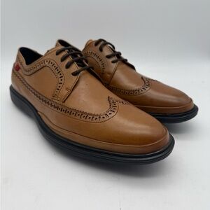 BRAND NEW Marc Joseph New York William Tan Burnished Leather Wingtips Size 9.5